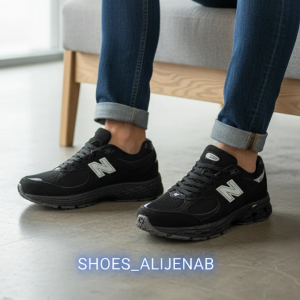 کفش مردانه نیوبالانس 2002R بزرگ پا مشکی